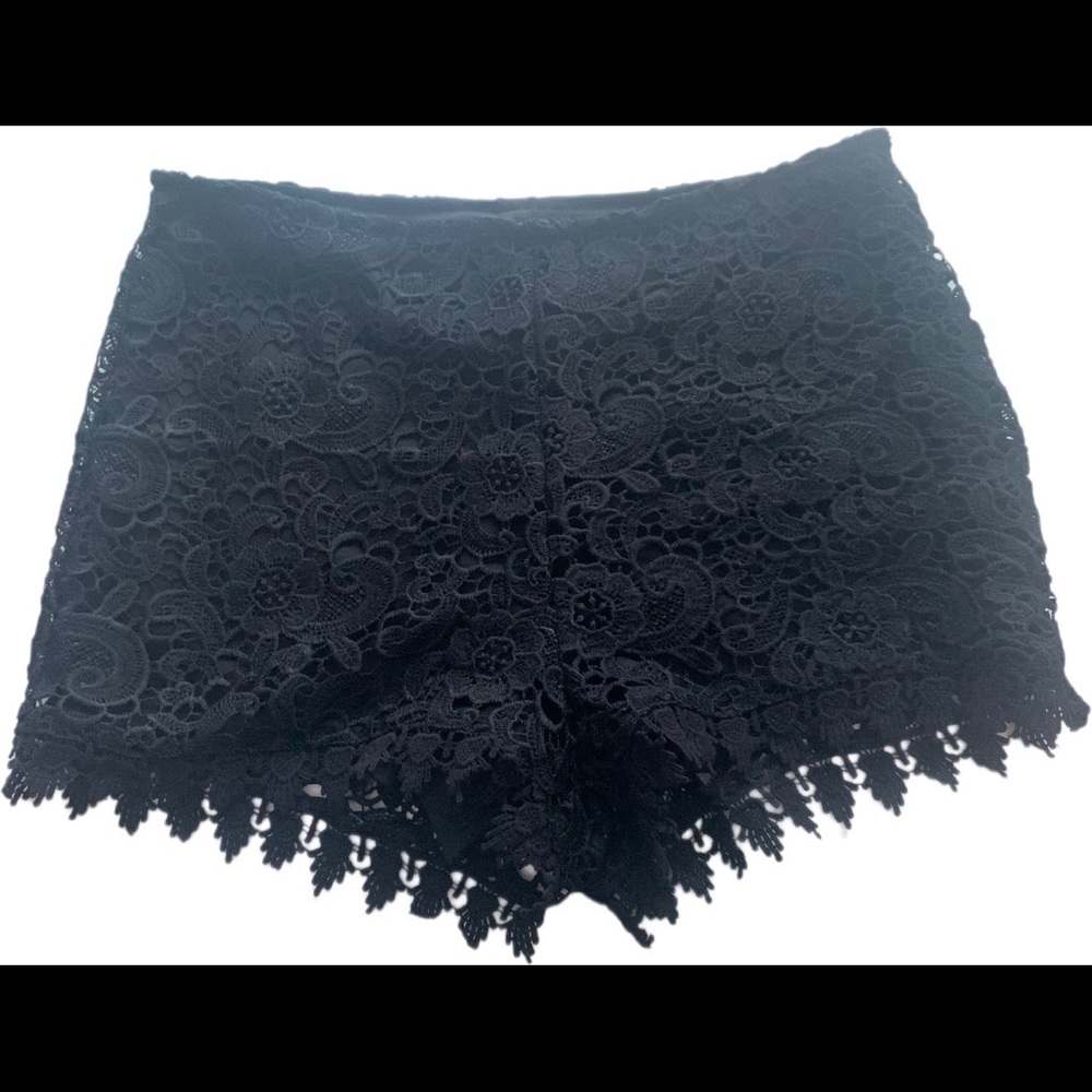 Blue Rain black lace shorts - Picture 2 of 4